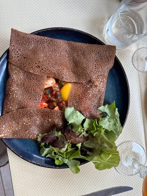 Galette Mit Käse Und Ei