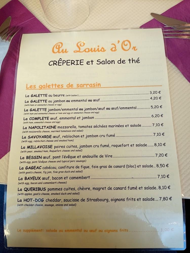 Au Louis d’Or - Menu Image 4